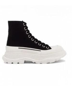 McQueen Lace-Up Boots - Black