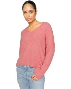 Mos Mosh V-Neck Knitwear - Rosa