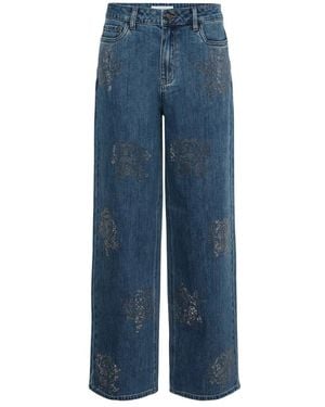 Kaffe Jeans ,Blauw ,Wide Jeans