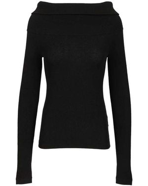 Lisa Yang Long Sleeve Tops - Negro