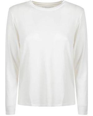 Majestic Filatures Long Sleeve Tops - Blanc