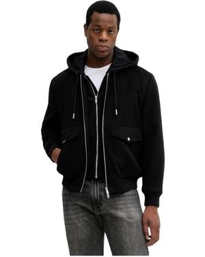 Moose Knuckles Zip-Throughs - Negro
