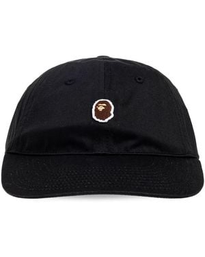 A Bathing Ape Pet Met Klep En Clip - Zwart