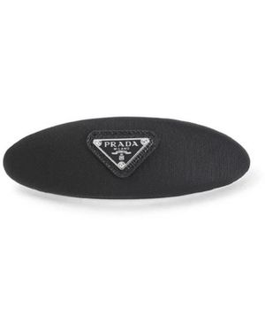 Prada Accessoires ,Zwart ,Nylon Re-Nylon Haarclip