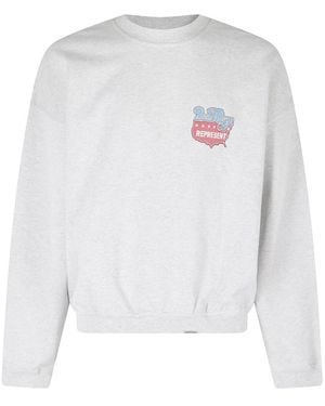 Represent Hoodies & Sweatvesten ,Grijs ,Zip-Throughs - Wit