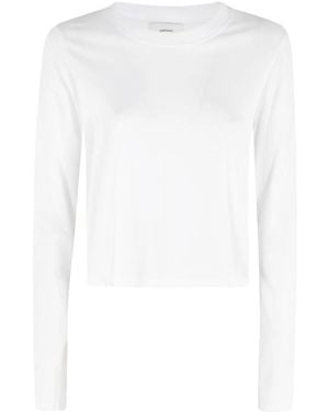Loulou de Saison Long Sleeve T-Shirts - White