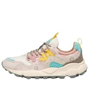 Flower Mountain Trainers - White
