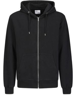 COLORFUL STANDARD Zip-Throughs - Black