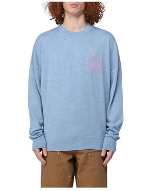 JW Anderson Round-Neck Knitwear - Blue