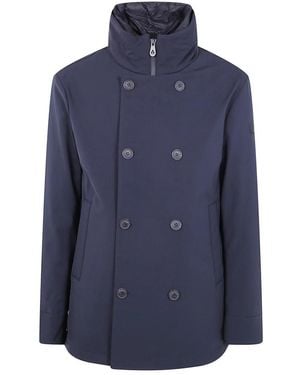 Peuterey Militaire Stijl Jas - Blauw