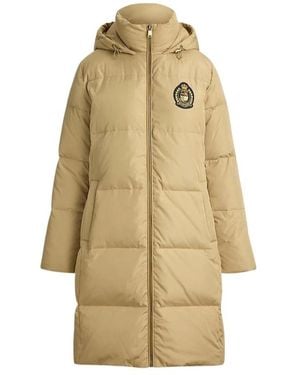 Ralph Lauren Pf Channel Gewatteerde Geïsoleerde Jas - Naturel