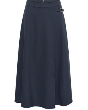 Kaffe Midi Skirts - Blu