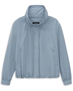Bugatti Jassen ,Blauw ,Satijn Vējjaka Met Tweewegritssluiting