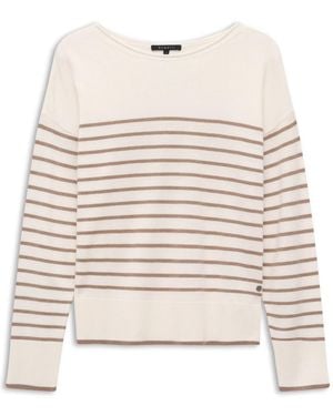 Bugatti Round-Neck Knitwear - Blanco