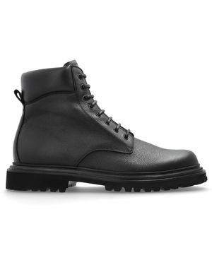 Dolce & Gabbana Lace-Up Boots - Noir