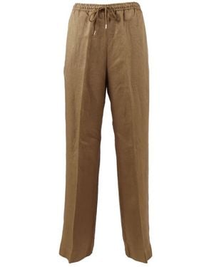 BRIGLIA Straight Trousers - Neutro