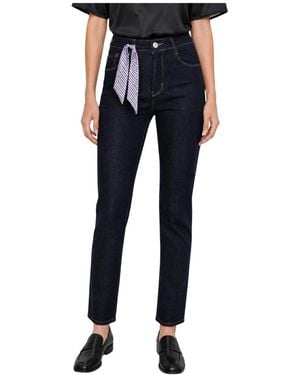 Kocca Jeans ,Blauw ,Denim Rechte Pijpen Jeans
