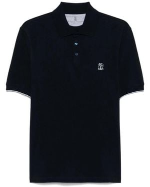 Brunello Cucinelli Polo Shirts - Black