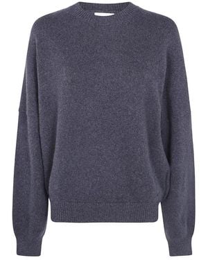 KHAITE Round-Neck Knitwear - Azul