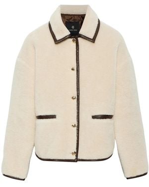 Anine Bing Jassen ,Wol Camden Jacket - Naturel