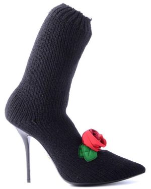Dolce & Gabbana Heeled Boots - Bleu