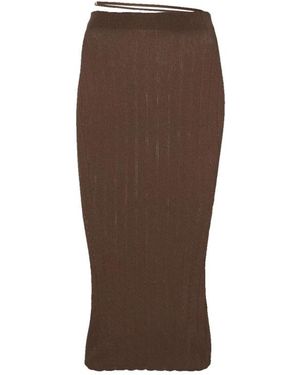 Jacquemus Midi Skirts - Marrón