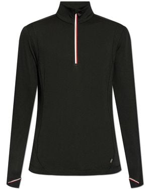 Moncler Hoodies & Sweatvesten ,Zwart ,Polyester Grenoble High Performance