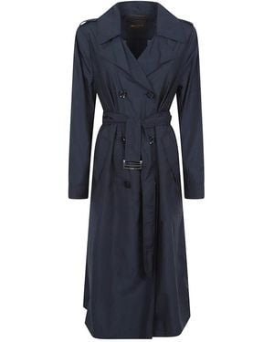 Moorer Trench Coats - Blue