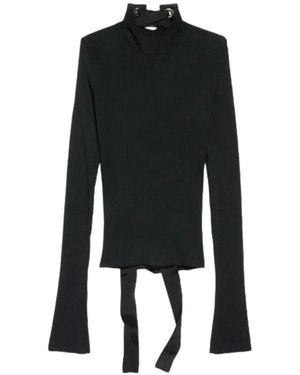 Balenciaga Rollkragenpullover - Schwarz