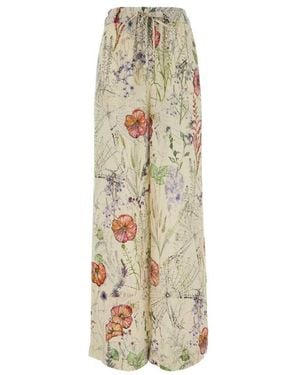 McQueen Wide Trousers - Metallic