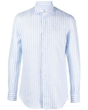 Mazzarelli Casual Shirts - Blue