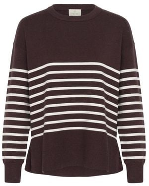 Kaffe Truien & Vesten ,Bruin ,Round-Neck Truien