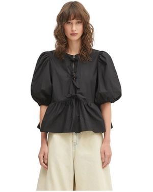 Ganni Blouses - Negro
