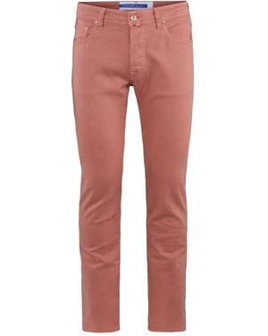 Jacob Cohen Slim-Fit Trousers - Rojo