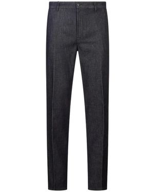 Canali Straight Jeans - Azul