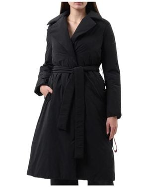 AFTER LABEL Belted Coats - Black
