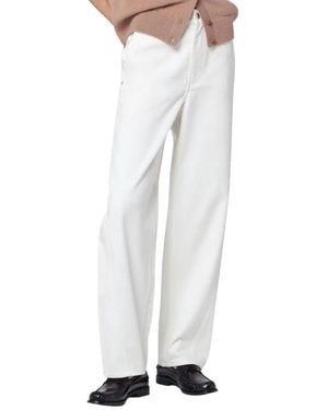 Maison Kitsuné Wide Pants - White