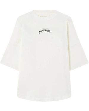 Palm Angels T-Shirts - White