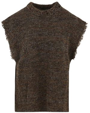 Akep Round-Neck Knitwear - Marron