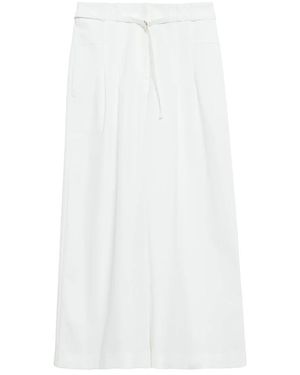 Comma, Wide Trousers - Bianco