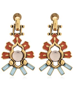 Etro Accessoires ,Veelkleurig ,Pendant Oorbellen - Metallic