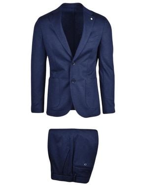 L.B.M. 1911 Single Breasted Suits - Azul