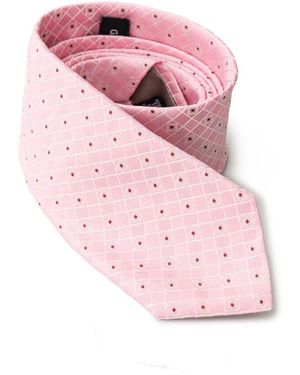 Giorgio Armani Rosa seidenkrawatte - Pink