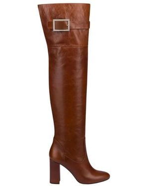 Dondup Over-Knee Boots - Marrón