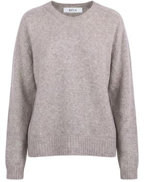 Jucca Round-Neck Knitwear - Gris