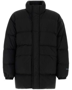 Jil Sander Jassen ,Zwart ,Nylon Nylon Blend Donsjas