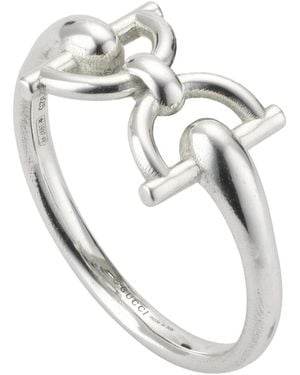 Gucci Staffa Ring - Mettallic