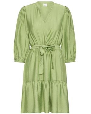 Ichi Short Dresses - Verde