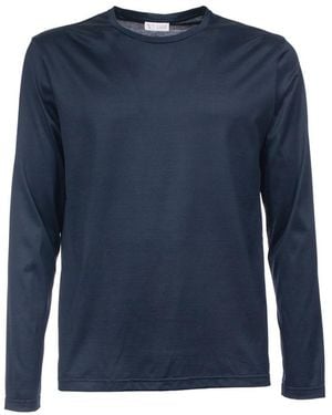 Xacus Long Sleeve T-Shirts - Blue