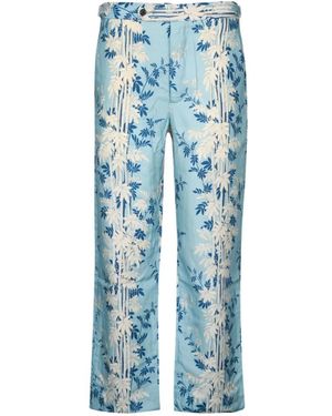 Bode Stylische Hosen Für Männer Und Frauen - Blau